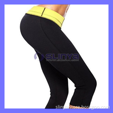 Yellow Black Hot Sell Shapers Stretch Neoprene Slimming Pants Shaper Control Pantie Sport (TV309)
